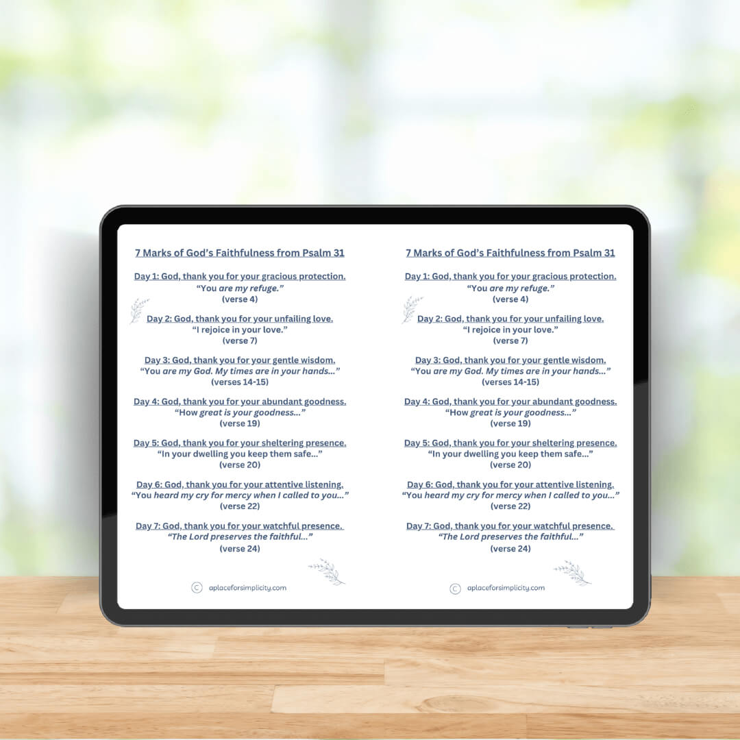 7-Truths-of-Gods-Faithfulness-Psalm-31 7 Truths of Gods Faithfulness Psalm 31