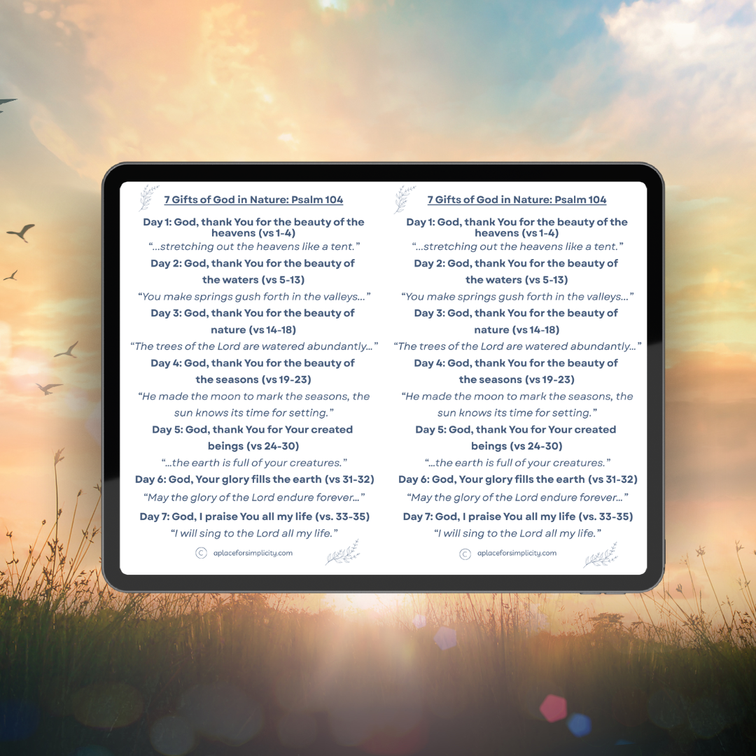7-Gifts-of-God-in-Nature-Psalm-104 7 Gifts of God in Nature Psalm 104