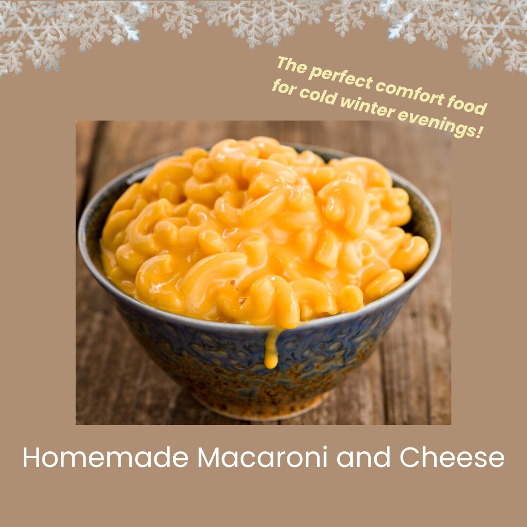 Homemade Macaroni & Cheese - The perfect comfort food for cold winter evenings!