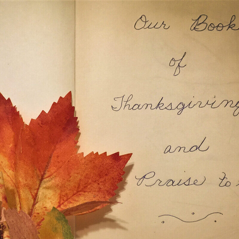 Thanksgiving Journal Cover